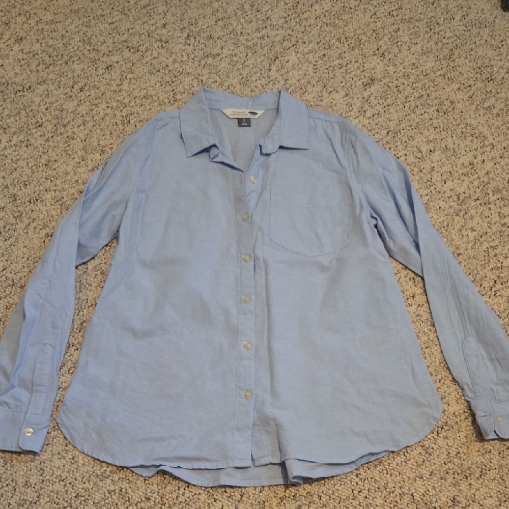 Old Navy Sky Blue Collared Shirt